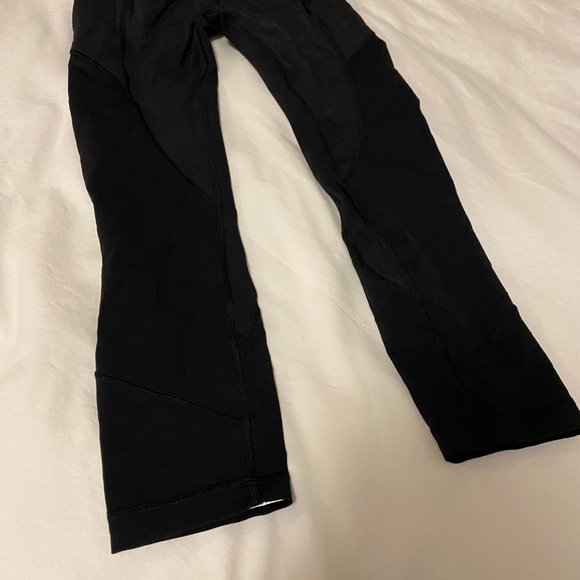 Lululemon Leggings Mid-Rise Crop Black - Picture 7 of 9